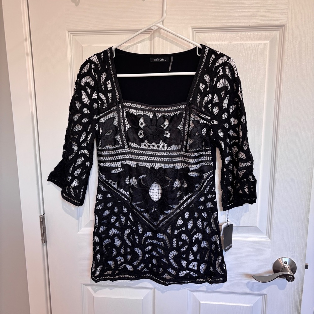 Dolce Cabo lace top | Size Small